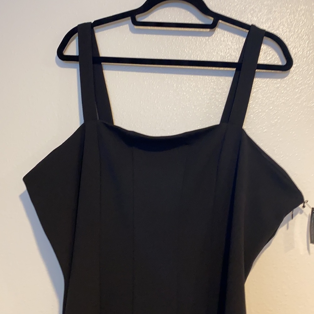 Leith Sleeveless Square Neck Strap Dress Plus Size 3X LBD! - Picture 15 of 16